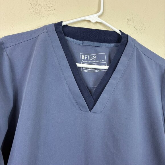 Figs Technical Collection Oran Scrubs Top Short Sleeve Size XL - Picture 5 of 8